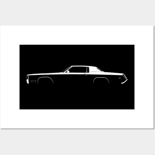 Cadillac Eldorado (1968) Silhouette Posters and Art